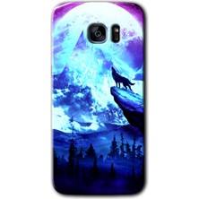 Gramaphone Galaxy S7 Edge Kılıf Hd Desen Baskılı Arka Kapak - Mega Kurt
