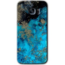 Gramaphone Galaxy S7 Edge Kılıf Hd Desen Baskılı Arka Kapak - Klas Mermer