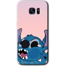Gramaphone Galaxy S7 Edge Kılıf Hd Desen Baskılı Arka Kapak - Stitch