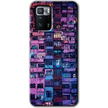 Gramaphone Poco X3 Gt Kılıf Hd Desen Baskılı Arka Kapak - Şehir Görünümü