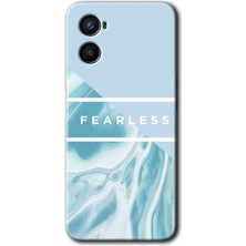 Gramaphone Oppo A96 Kılıf Hd Desen Baskılı Arka Kapak - Fearless