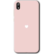 Gramaphone Huawei Y5 2019 Kılıf Hd Desen Baskılı Arka Kapak - Sade Kalp