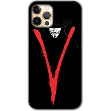 Gramaphone iPhone 11 Pro Max Kılıf Hd Desen Baskılı Arka Kapak - V For