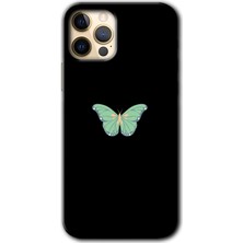 iPhone 12 Pro Kılıf Hd Desen Baskılı Arka Kapak - Butterfly Tree