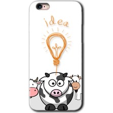 Gramaphone iPhone 6s Plus Kılıf Hd Desen Baskılı Arka Kapak + Kırılmaz Cam - Idea Lamp