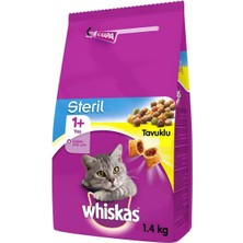 Whiskas Sterilised Tavuklu Kedi Maması - 1,4kg