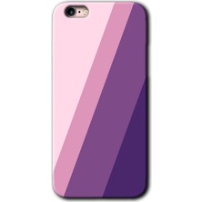 Gramaphone iPhone 6s Plus Kılıf Hd Desen Baskılı Arka Kapak + Kırılmaz Cam - Oblique