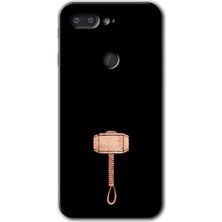 Gramaphone General Mobile Gm 9 Pro Kılıf Hd Desen Baskılı Arka Kapak + Esnek Nano Cam - Thor Çekiç