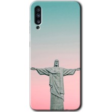 Gramaphone Galaxy A30S Kılıf Hd Desen Baskılı Arka Kapak + Esnek Nano Cam - Rio