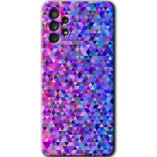 Gramaphone Galaxy A33 Kılıf Hd Desen Baskılı Arka Kapak + Kırılmaz Cam - Pixel Mozaik