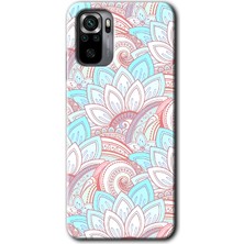 Gramaphone Redmi Note 10S Kılıf Hd Desen Baskılı Arka Kapak + Esnek Nano Cam - Çin Mandala 1