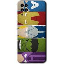 Gramaphone Galaxy A12 Kılıf Hd Desen Baskılı Arka Kapak - Avengers-1