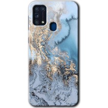 Gramaphone Galaxy M31 Kılıf Hd Desen Baskılı Arka Kapak - Eski Mermer