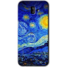 Gramaphone Galaxy J6 Plus Kılıf Hd Desen Baskılı Arka Kapak - Starry Night