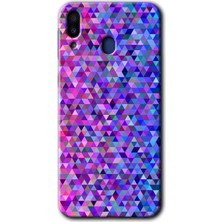 Gramaphone Galaxy M10 Kılıf Hd Desen Baskılı Arka Kapak - Pixel Mozaik