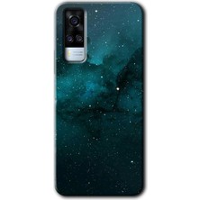 Gramaphone Vivo Y51 Kılıf Hd Desen Baskılı Arka Kapak + Kırılmaz Cam - Yıldızlararası