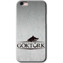 Gramaphone iPhone 6s Plus Kılıf Hd Desen Baskılı Arka Kapak + Kırılmaz Cam - Göktürk