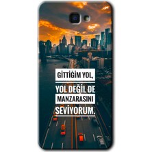 Gramaphone Galaxy J7 Prime Kılıf Hd Desen Baskılı Arka Kapak + Kırılmaz Cam - Manzara Seviyorum