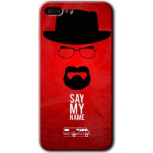 Gramaphone iPhone 7 Plus Kılıf Hd Desen Baskılı Arka Kapak + Kırılmaz Cam - Say My Name