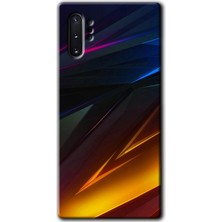 Gramaphone Galaxy Note 10 Plus Kılıf Hd Desen Baskılı Arka Kapak + Esnek Nano Cam - Stranger Lines