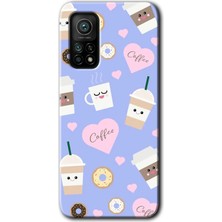 Gramaphone Xiaomi Mi 10T Pro Kılıf Hd Desen Baskılı Arka Kapak + Esnek Nano Cam - Coffee Cake