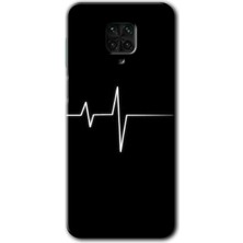 Gramaphone Redmi Note 9 Pro Kılıf Hd Desen Baskılı Arka Kapak + Esnek Nano Cam - Heart Rytm