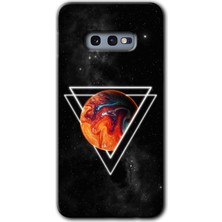Gramaphone Galaxy S10E Kılıf Hd Desen Baskılı Arka Kapak + Esnek Nano Cam - Kızıl Gezegen