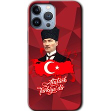 Gramaphone iPhone 13 Pro Max Kılıf Hd Desen Baskılı Arka Kapak - Atatürkiye