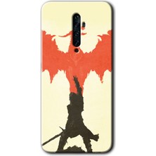 Gramaphone Oppo Reno 2z Kılıf Hd Desen Baskılı Arka Kapak + Kırılmaz Cam - Dragon Hunter 1