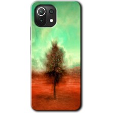 Gramaphone Xiaomi Mi 11 Lite Kılıf Hd Desen Baskılı Arka Kapak - Outlines Paint