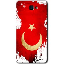 Gramaphone Galaxy J7 Prime Kılıf Hd Desen Baskılı Arka Kapak + Kırılmaz Cam - Türkiyem