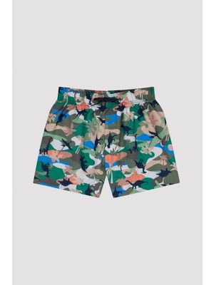 Penti Erkek Çocuk Kamuflaj Desenli Şort Mayo