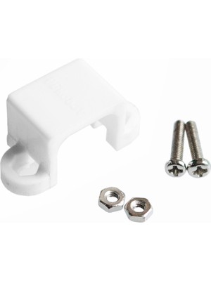 CDM 12MM N20 Motor Tutucu Plastik 2 Adet - Vida ve Somunları Dahil