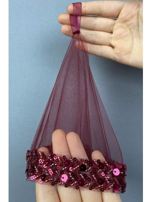 Hayalperest Boncuk Su Vip Model Boncuklu Gelin Halay Mendili 1 Adet