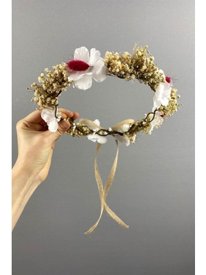 Bahar Dalı Ve Cipsolu Dış Çekim Gelin Tacı