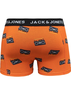 Jack & Jones Erkek 3'lü Karisik Boxer Paketi - Tom