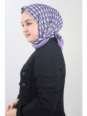 Emproyal Desenli Pliseli Eşarp - Desen-04 - Renk-09 -93