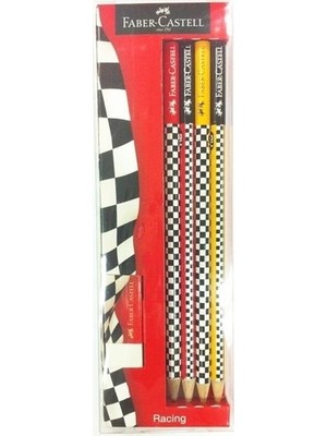 Faber-Castell Kurşun Kalem 4'lü Set + Silgi