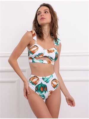 Aloha Babe Set - Mavi-Beyaz