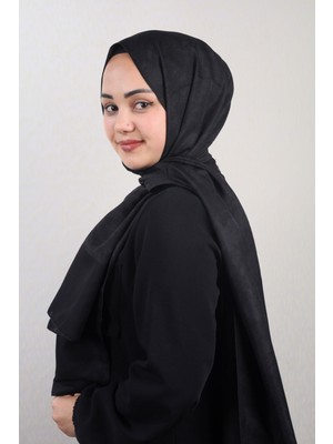 Emproyal  Emproyal Siena Şal - Desen-01 - Siyah -93