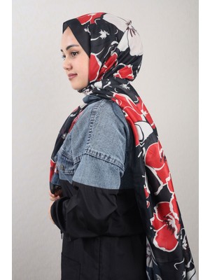 Quare  Quare Desenli Geniş 80X185 Cm. Fresh Şal - Desen-02 - Renk-10 -93