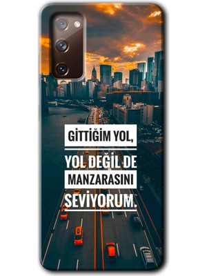 Gramaphone Galaxy S20 Fe Kılıf Hd Desen Baskılı Arka Kapak + Esnek Nano Cam - Manzara Seviyorum