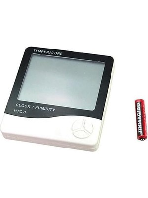 Xnews J52YT1927 Masaüstü Dijital Termometre Nem Ölçer Saat