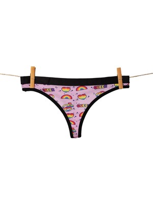 hippopants Mikromodal Tanga Rainbow Rave