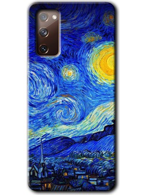 Gramaphone Galaxy S20 Fe Kılıf Hd Desen Baskılı Arka Kapak - Starry Night