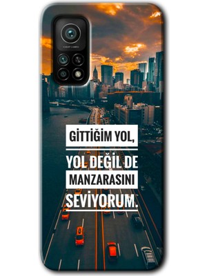 Gramaphone Xiaomi Mi 10T Pro Kılıf Hd Desen Baskılı Arka Kapak + Esnek Nano Cam - Manzara Seviyorum