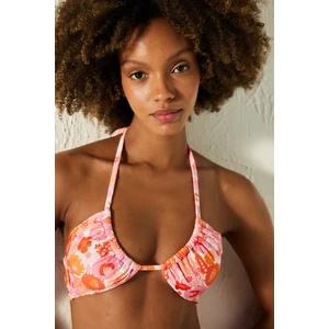 Citra Reverse Çiçek Desenli V Model Bikini Üstü