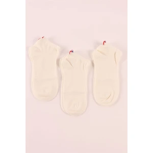 Katia & Bony 3'lü Çocuk Paket Super Bambu Step Çorap Beyaz