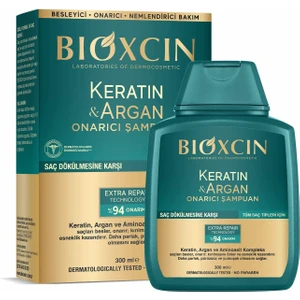 Keratin & Argan Onarıcı Şampuan 300 Ml - Yıpranmış Ve Hasar Görmüş Saçlar