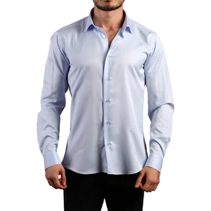 Mavi 8 Drop Ekstra Uzun Kol Dar Kesim Micro Kumaş Kol Düğmeli Slim Fit Erkek Gömlek - 197-4